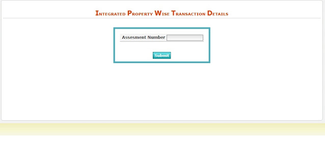 Integrated Property Wise Transaction Details for Urban Properties