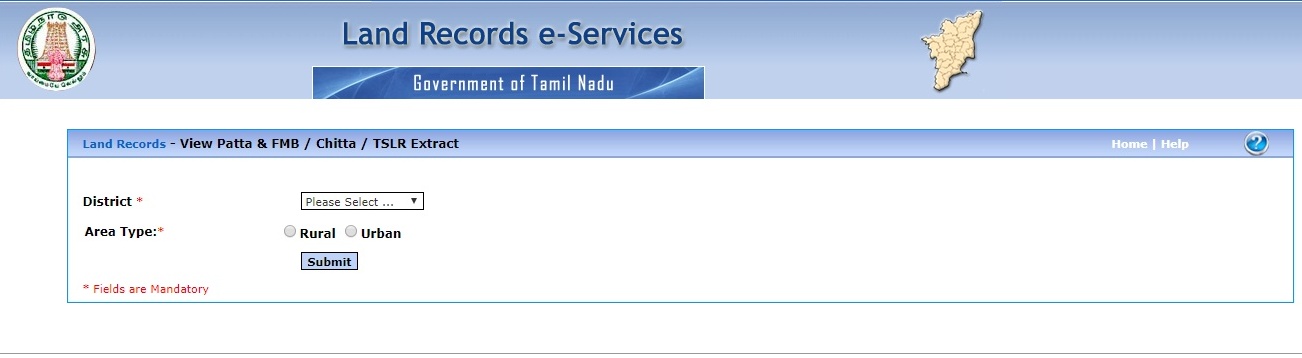 View Patta Chitta Land Records View Patta Chitta Land Records