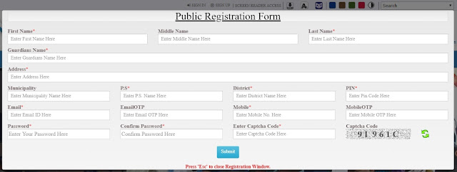 Banglarbhumi Registration Form - Banglarbhumi.gov.in 2020