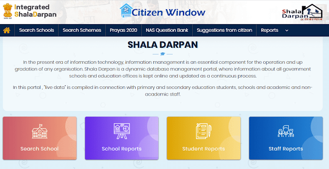 Integrated shala darpan Citizen Window