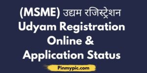 MSME Udyam Registration Online Application Status