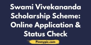 swami vivekananda scholarship scheme